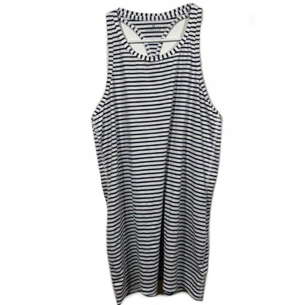 Athleta Striped Racerback Active Tank Top
